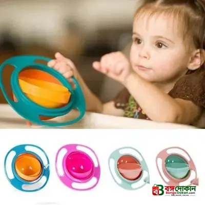 Magic Gyro Bowl 360-Degree Rotating Spill-Proof Baby Bowl – Universal Balance Anti-Spill UFO Bowl with Food-Grade BPA-Free PP Plastic, Easy to Clean Interactive Toddler Feeding Bowl - বাংলাদেশে সেরা দাম ও প্রিমিয়াম কালেকশন - গ্যালারি