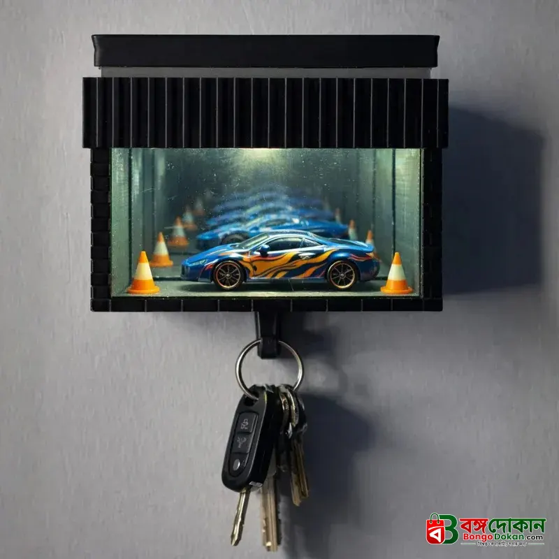 Magical Garage Key Hanger with LED Mini Car Display - বাংলাদেশে সেরা দাম ও লাইফস্টাইল কালেকশন - গ্যালারি