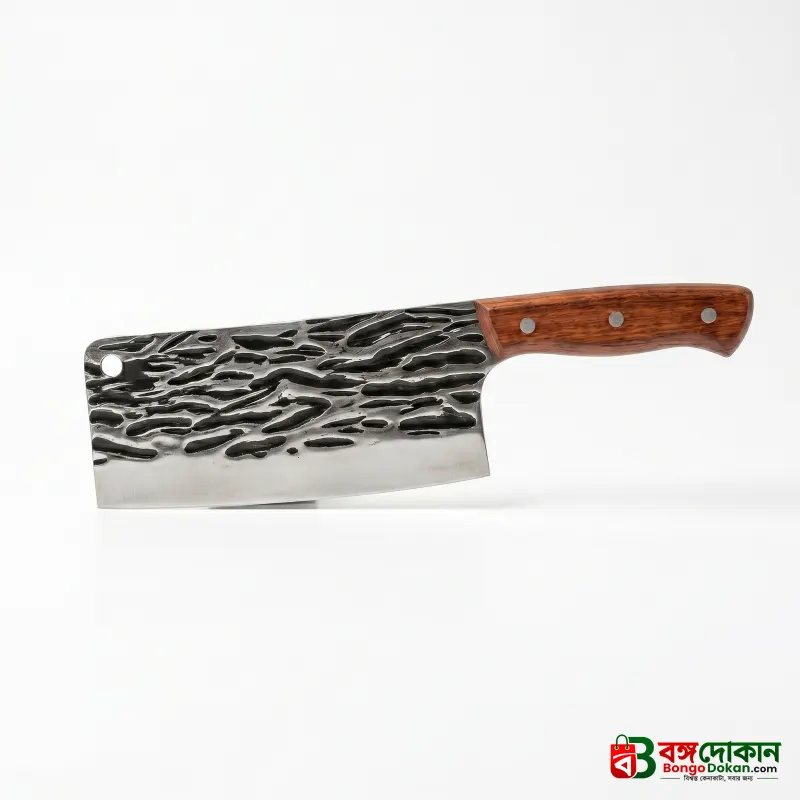 Master Your Kitchen: Premium Hammered Finish Chef's Cleaver - বাংলাদেশে সেরা দাম ও লাইফস্টাইল কালেকশন - গ্যালারি