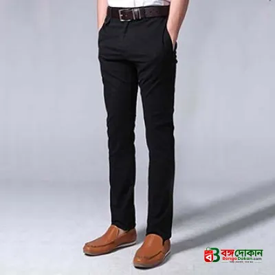 Men's Gabardine Pant (Black Color) - বাংলাদেশে সেরা দাম ও নতুন কালেকশন - বাংলাদেশে সেরা অফার ও দাম