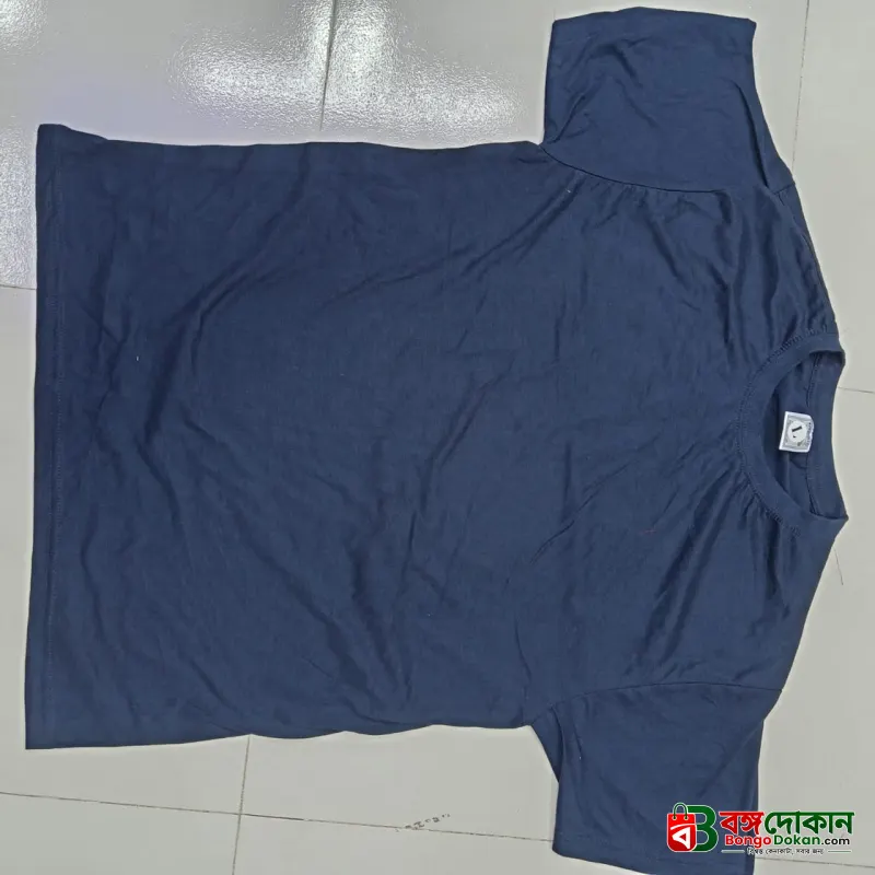 Men's Premium Solid T-Shirt- Navy - বাংলাদেশে সেরা দাম ও নতুন কালেকশন - গ্যালারি
