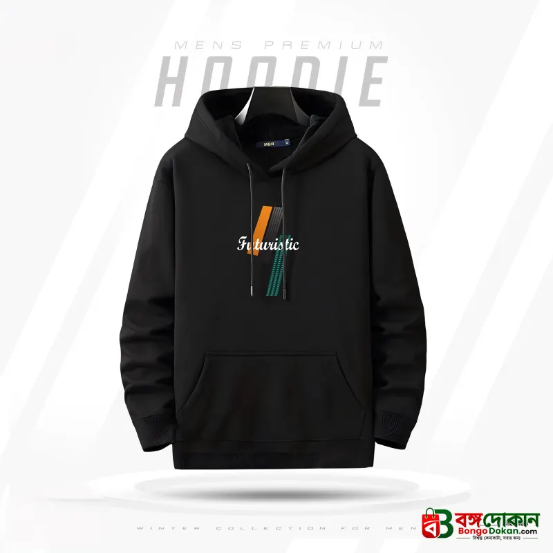 Men's Winter Hoodie (Black) - বাংলাদেশে সেরা দাম ও উইন্টার কালেকশন - বাংলাদেশে সেরা অফার ও দাম