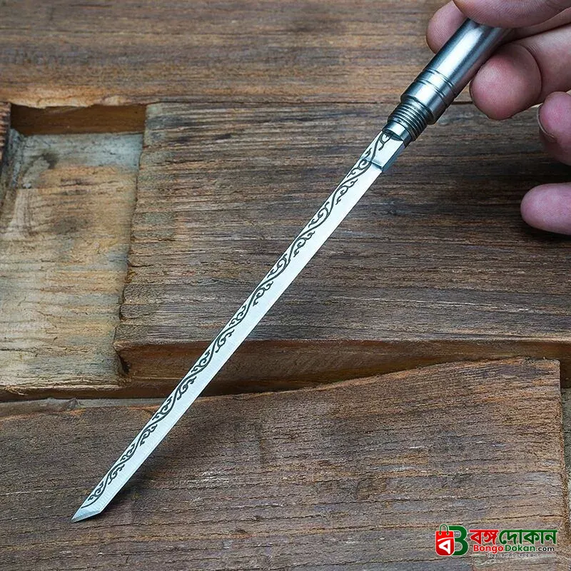 Multipurpose Outdoor Portable Fruit Knife with Sheath – 9-Inch Stainless Steel Mini Stick Knife with Ergonomic Handle for Kitchen, Camping & Fruit Cutting - বাংলাদেশে সেরা দাম ও নতুন কালেকশন - গ্যালারি