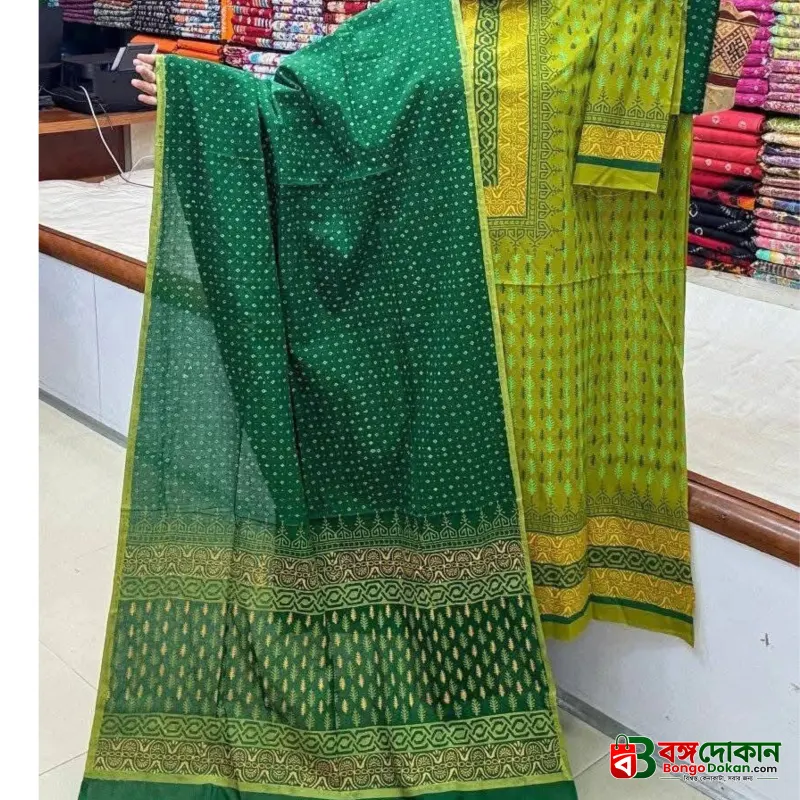 New Exclushive Collection High Qualitiey Cotton Printed Three Piece - বাংলাদেশে সেরা দাম ও আকর্ষণীয় কালেকশন - গ্যালারি