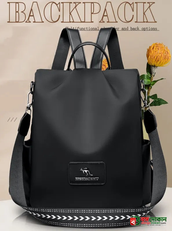 New Texture Oxford Cloth Women’s Backpack(Black) - বাংলাদেশে সেরা দাম ও আকর্ষণীয় কালেকশন - গ্যালারি