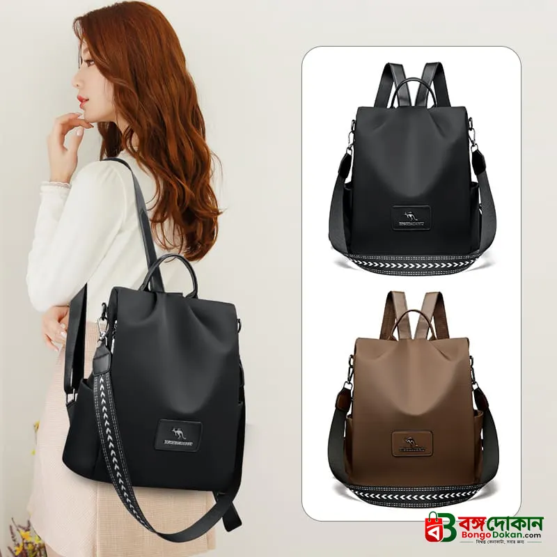 New Texture Oxford Cloth Women’s Backpack(Black) - বাংলাদেশে সেরা দাম ও আকর্ষণীয় কালেকশন - গ্যালারি
