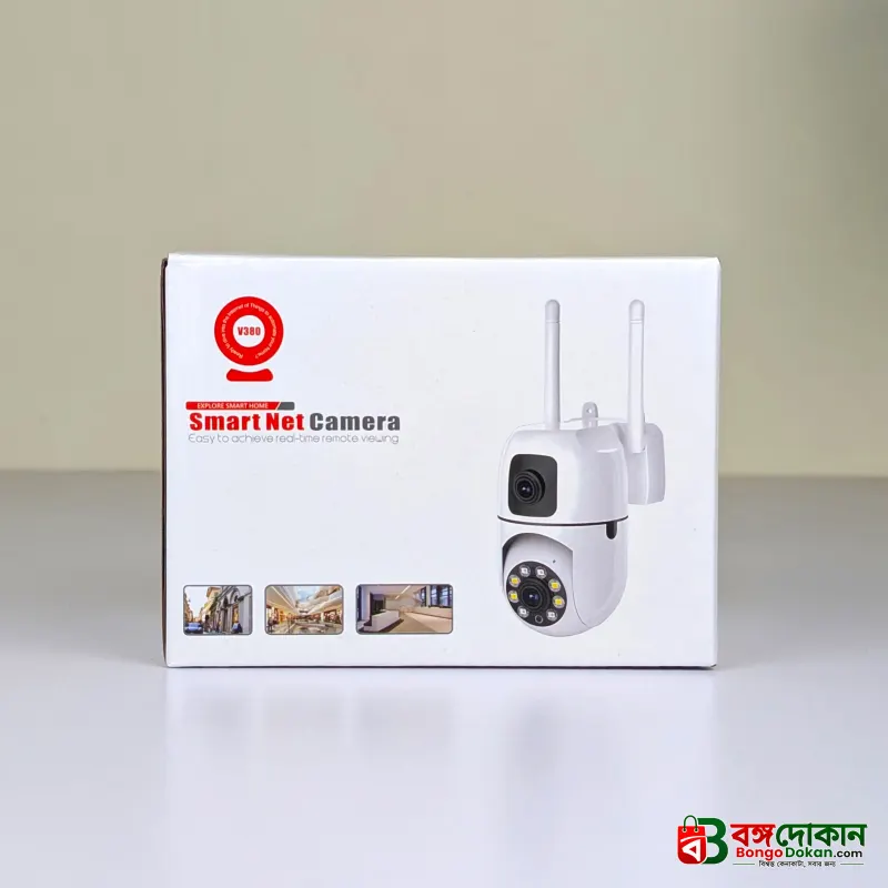 New V380 Mini Indoor PTZ Dual Lens 4MP HD Smart Home WiFi Security Camera – Baby Monitor with Night Vision, Two-Way Audio & Cloud Storage (SQ21-L) - বাংলাদেশে সেরা দাম ও প্রিমিয়াম কালেকশন - গ্যালারি