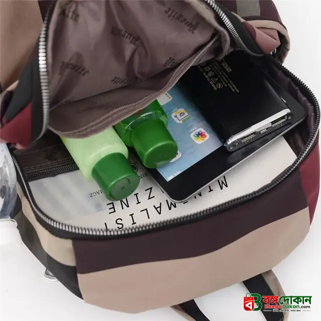 Nylon Backpack Durable Waterproof Casual Shoulder Bag (Blue Color) - বাংলাদেশে সেরা দাম ও লাইফস্টাইল কালেকশন - গ্যালারি