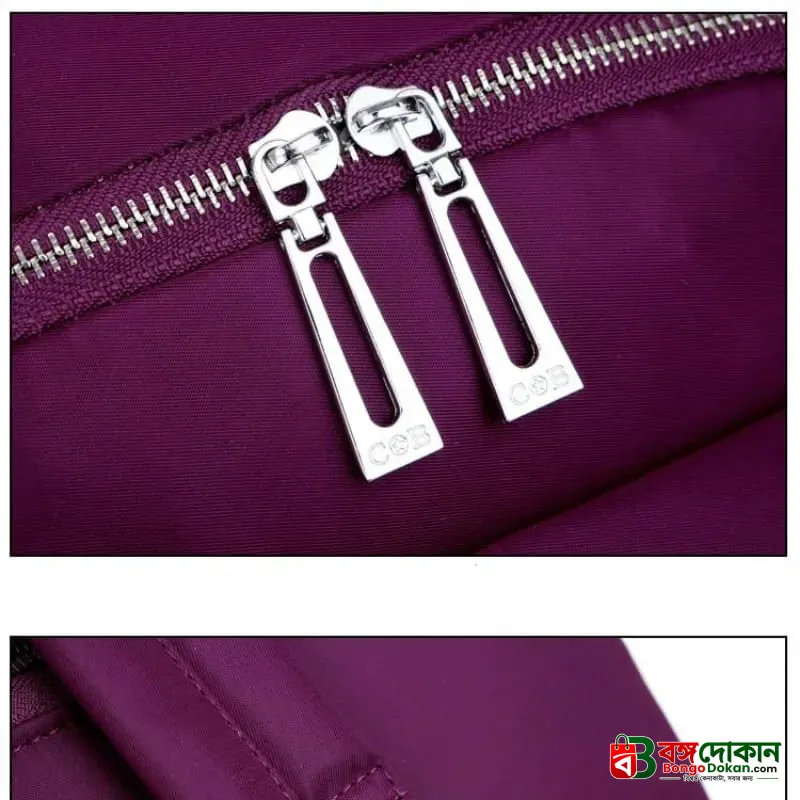 Nylon Backpack Durable Waterproof Casual Shoulder Bag (purple) - বাংলাদেশে সেরা দাম ও লাইফস্টাইল কালেকশন - গ্যালারি