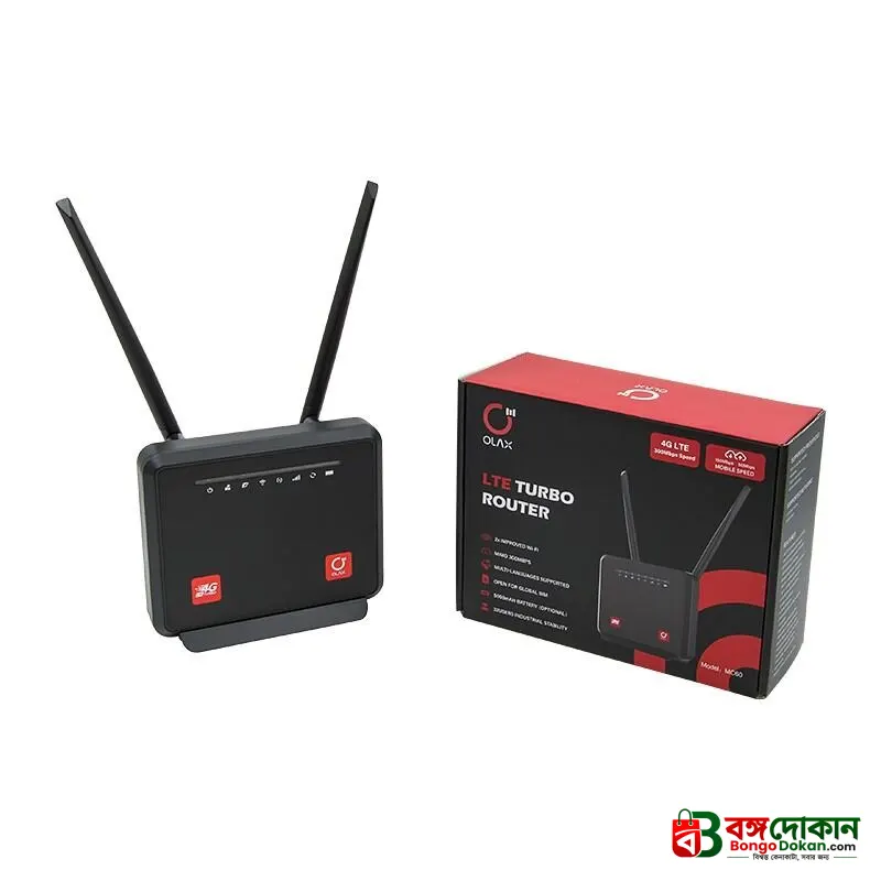 OLAX MC60 300Mbps Wi-Fi LTE Turbo Router 5000mah Battery - বাংলাদেশে সেরা দাম ও স্পেসিফিকেশন - গ্যালারি