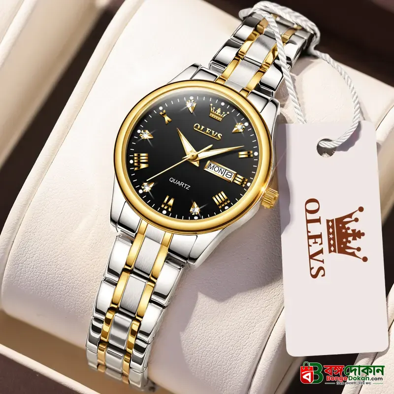 Olevs 5563 CHAIN WATCH –( Black Dial) For Men - বাংলাদেশে সেরা দাম ও নতুন কালেকশন - গ্যালারি