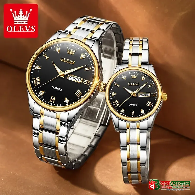 Olevs 5563 – Silver Women (black dial) - বাংলাদেশে সেরা দাম ও আকর্ষণীয় কালেকশন - গ্যালারি