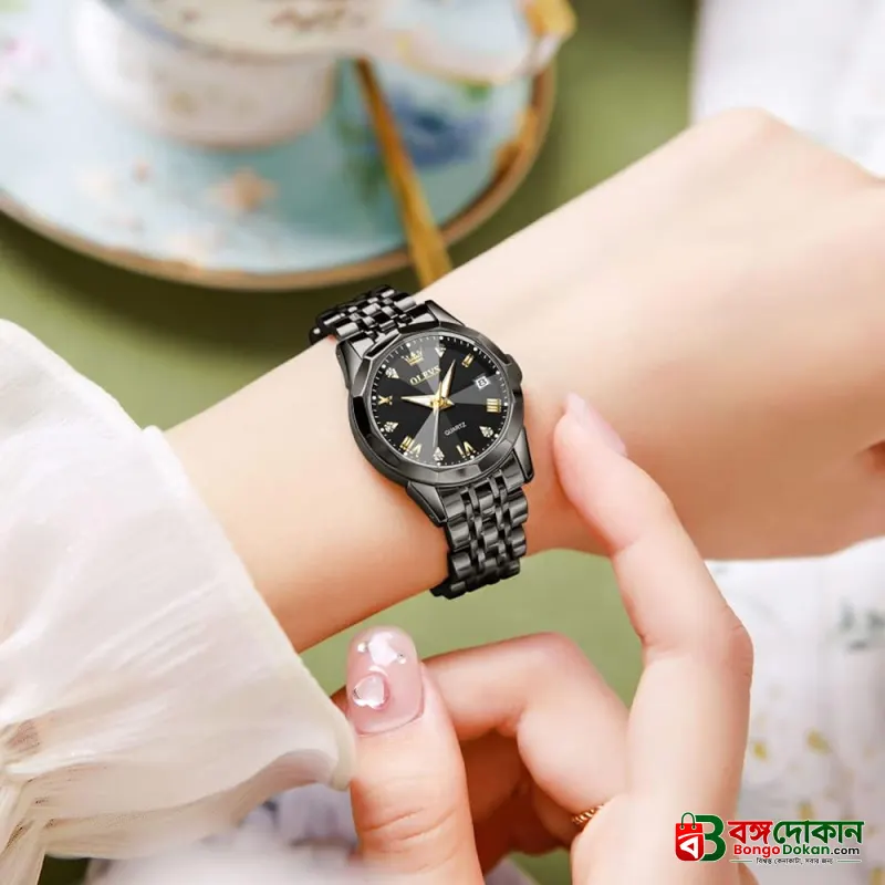 OLEVS Watch for Women Branded Stainless steel Elegant Luminous Ladies Watches 9931 Black - বাংলাদেশে সেরা দাম ও আকর্ষণীয় কালেকশন - গ্যালারি