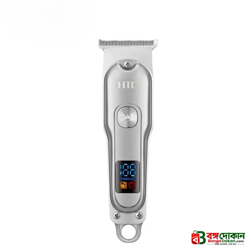 Original HTC AT-179 Rechargeable Hair Clipper & Beard Trimmer for Men – Cordless Grooming Kit with Stainless-Steel Blades, Adjustable Settings & Portable Design - বাংলাদেশে সেরা দাম ও স্পেসিফিকেশন - গ্যালারি