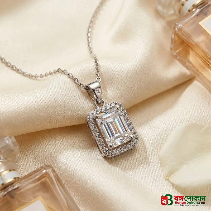 Pink Square Shape pendant - বাংলাদেশে সেরা দাম ও এক্সক্লুসিভ ডিজাইন - বাংলাদেশে সেরা অফার ও দাম
