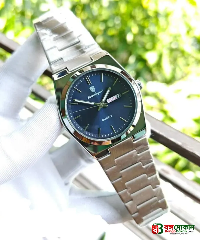 POEDAGAR 930 Men's New Luxury Luminous Date Week Stainless Steel Quartz Watch For Men (Butterfly Lock) - বাংলাদেশে সেরা দাম ও নতুন কালেকশন - গ্যালারি
