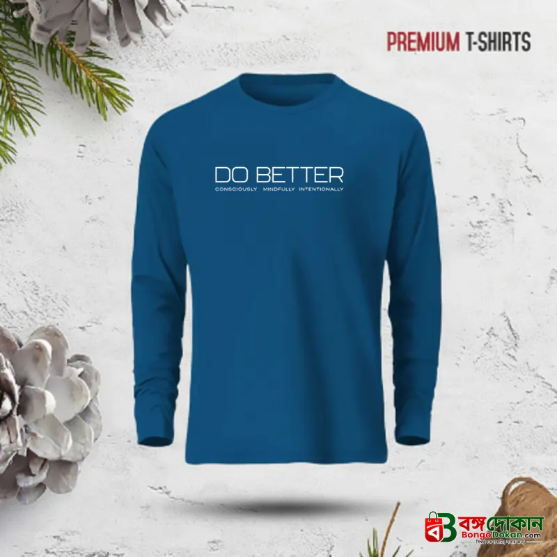 Premium calligraphy Full Sleeve T-Shirt  for men - বাংলাদেশে সেরা দাম ও নতুন কালেকশন - বাংলাদেশে সেরা অফার ও দাম