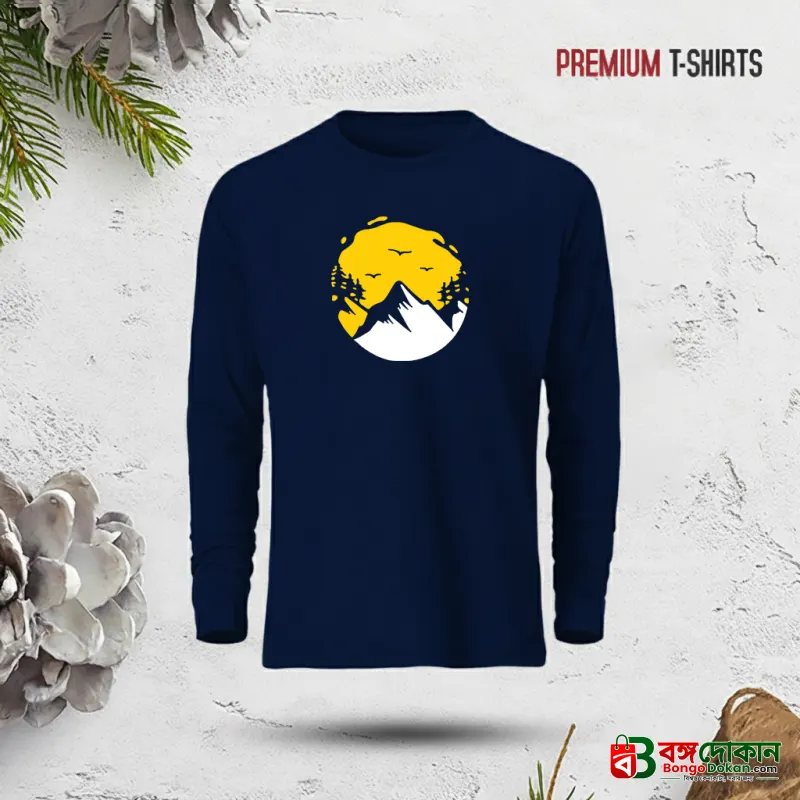 Premium calligraphy Full Sleeve T-Shirt  for men - বাংলাদেশে সেরা দাম ও নতুন কালেকশন - বাংলাদেশে সেরা অফার ও দাম