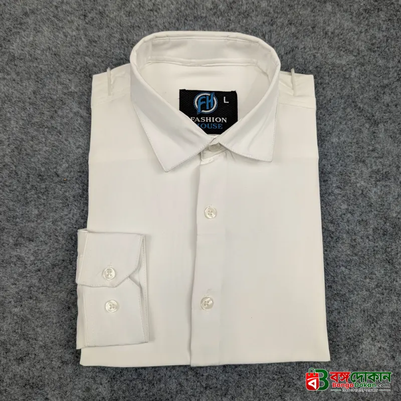 Premium China Micro Stig Shirt (Formal / Casual) (White) - বাংলাদেশে সেরা দাম ও নতুন কালেকশন - গ্যালারি