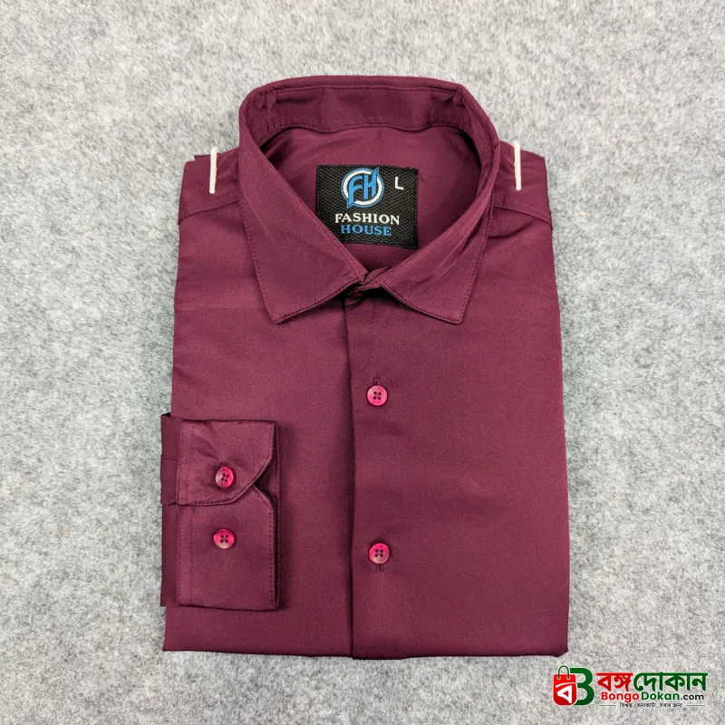Premium China Micro Stig Shirt (Formal / Casual) (Maroon) - বাংলাদেশে সেরা দাম ও নতুন কালেকশন - গ্যালারি