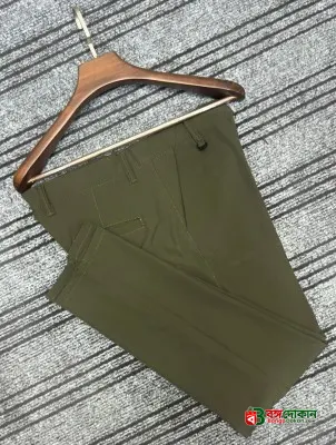Premium Dubai Stig Pant (Formal / Casual) (Olive) - বাংলাদেশে সেরা দাম ও নতুন কালেকশন - গ্যালারি