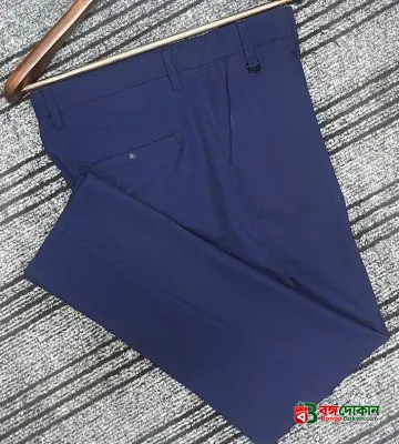 Premium Dubai Stig Pant (Formal / Casual) (Navy Blue) - বাংলাদেশে সেরা দাম ও নতুন কালেকশন - গ্যালারি