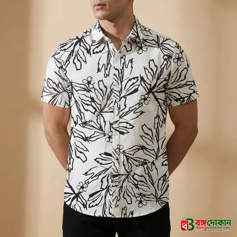 Premium Formal Half Sleeve Printed Shirt - বাংলাদেশে সেরা দাম ও নতুন কালেকশন - গ্যালারি