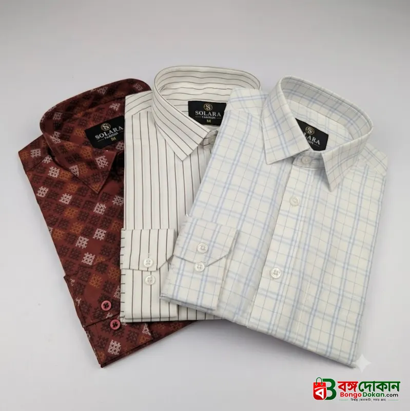 Premium Formal Shirt 3 Pcs Combo - বাংলাদেশে সেরা দাম ও নতুন কালেকশন - বাংলাদেশে সেরা অফার ও দাম