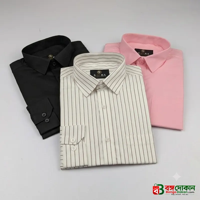 Premium Formal Shirt 3 Pcs Combo - বাংলাদেশে সেরা দাম ও নতুন কালেকশন - বাংলাদেশে সেরা অফার ও দাম