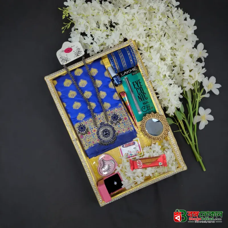 Premium Silk Katan Saree Combo Pack – Blue - বাংলাদেশে সেরা দাম ও আকর্ষণীয় কালেকশন - বাংলাদেশে সেরা অফার ও দাম