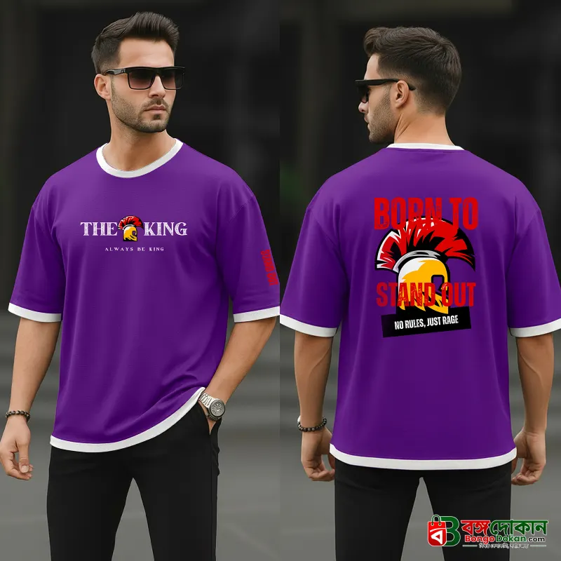 Premium Streetwear Drop Shoulder T-shirt for Men - বাংলাদেশে সেরা দাম ও নতুন কালেকশন - গ্যালারি