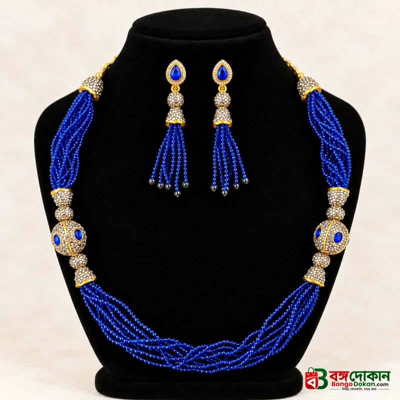 Premium Turkish Crystal and Antique Ball Necklace Set - বাংলাদেশে সেরা দাম ও এক্সক্লুসিভ ডিজাইন - বাংলাদেশে সেরা অফার ও দাম