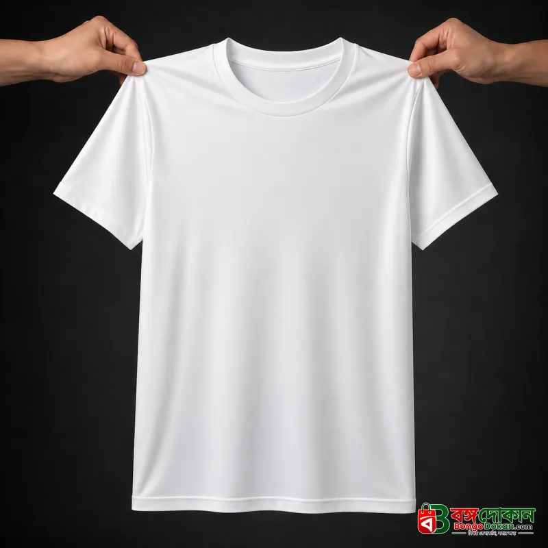 Premium White Jersey T-Shirt – Lightweight & Breathable - বাংলাদেশে সেরা দাম ও নতুন কালেকশন - গ্যালারি