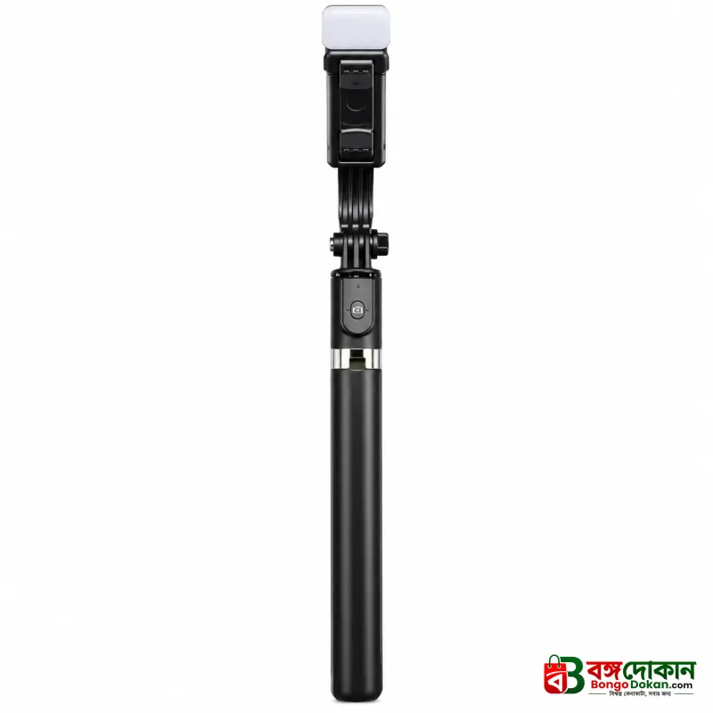 R1S-L 3-In-1 Bluetooth Selfie Stick & Tripod Stand – Extendable Monopod with Rechargeable Fill Light & 10M Wireless Remote for Smartphones & Vlogging - বাংলাদেশে সেরা দাম ও স্পেসিফিকেশন - গ্যালারি