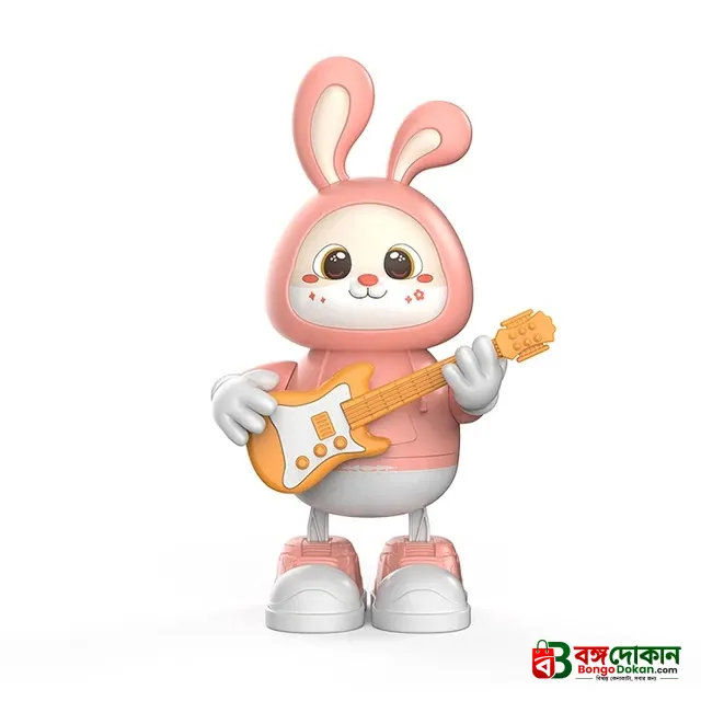 Rabbit Co Guitarist Musical Dancing Toy – 360° Rotating Electronic Toy with Flashing Lights & Sound, Battery-Operated Safe Plastic Interactive Educational Toy for Kids Age 3+ (Perfect Birthday & E... - বাংলাদেশে সেরা দাম ও আকর্ষণীয় খেলনা - গ্যালারি