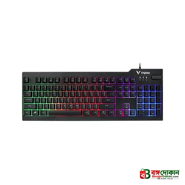 Rapoo V50S Backlit Mechanical Gaming Keyboard (Black) – Tactile Mechanical Switches, Multi-Color Backlighting, Anti-Ghosting, Durable Build & 2-Year Warranty - বাংলাদেশে সেরা দাম ও স্পেসিফিকেশন - গ্যালারি