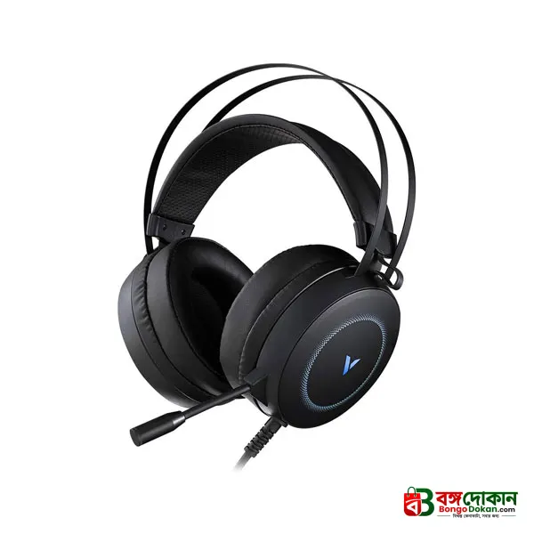 Rapoo VH160 Virtual 7.1 RGB Gaming Headset (Black) – Wired Over-Ear Headphone with Immersive Surround Sound, Noise Isolation, Comfortable Padding & Plug-and-Play Setup - বাংলাদেশে সেরা দাম ও স্পেসিফিকেশন - গ্যালারি