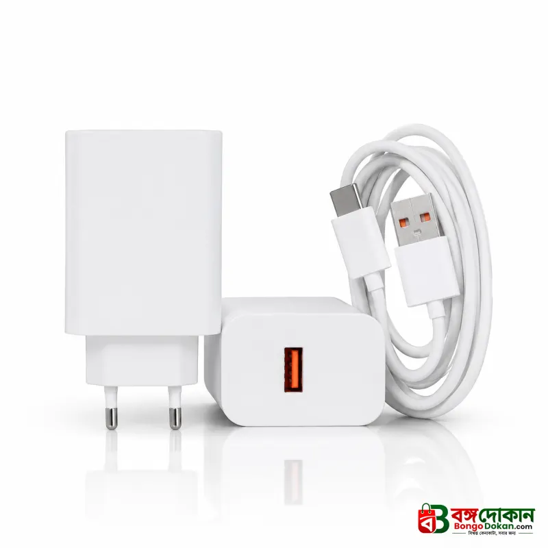 Realme 80W Super Fast Charging Adapter with Cable – Original SuperVOOC Wall Charger with 10W Standard Charging Support & Smart Safety Protection - বাংলাদেশে সেরা দাম ও স্পেসিফিকেশন - গ্যালারি
