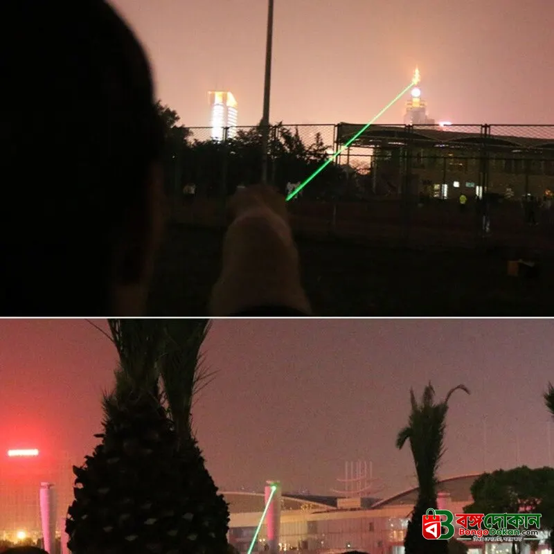 Rechargeable High-Power Green Laser Pointer Light – Long Range Beam with Multi-Pattern Star Cap, Durable Metal Body for Stargazing, Camping & Signaling - বাংলাদেশে সেরা দাম ও স্পেসিফিকেশন - গ্যালারি
