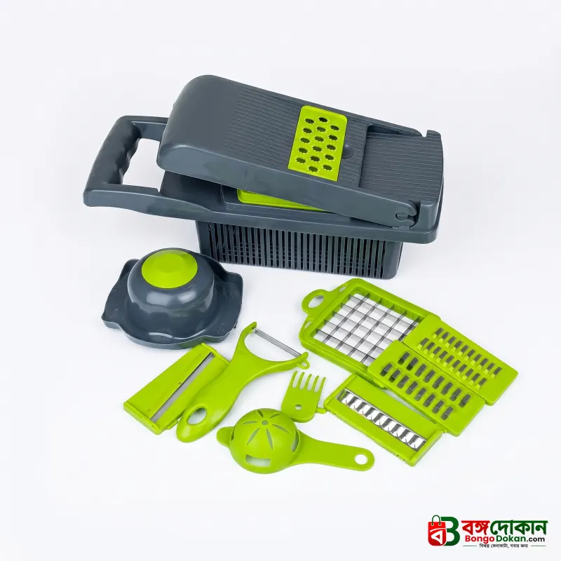 Revolutionize Cooking: 12-in-1 Multifunctional Vegetable Chopper Set - বাংলাদেশে সেরা দাম ও লাইফস্টাইল কালেকশন - গ্যালারি