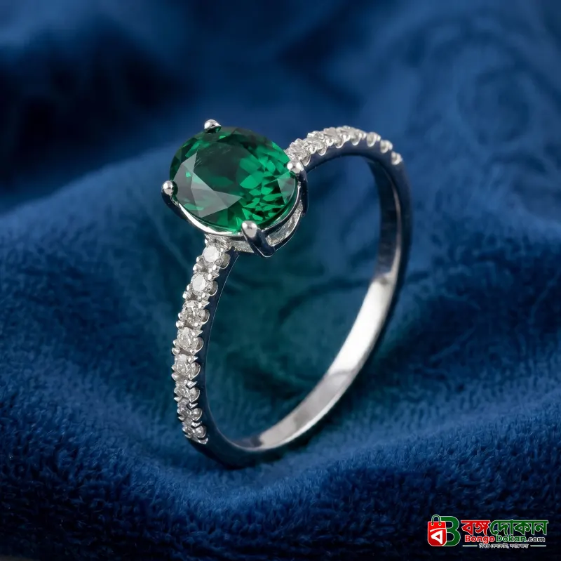 Sapphire Crystal Ring – Premium Silver Finish - বাংলাদেশে সেরা দাম ও এক্সক্লুসিভ ডিজাইন - গ্যালারি