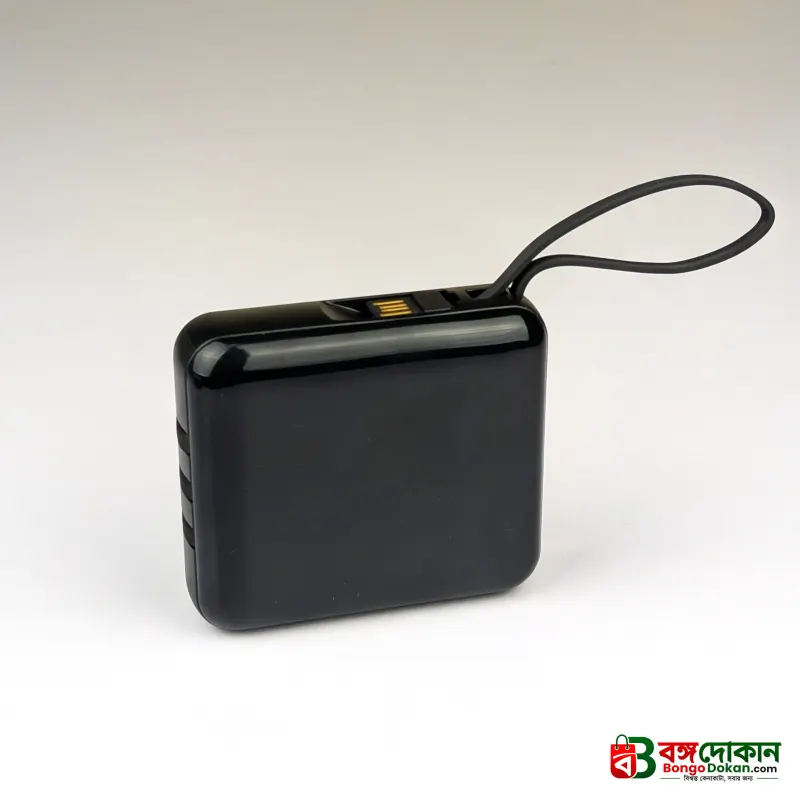 Smart 10000mAh Fast Charging Power Bank – Portable TWS & Phone Charger with Built-in Micro, Type-C, Lightning & USB Cables - বাংলাদেশে সেরা দাম ও স্পেসিফিকেশন - গ্যালারি