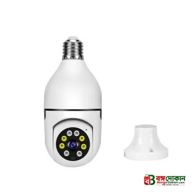Smart 360° Rotated Bulb WiFi Security Camera HD 1080P – Wireless E27 Socket CCTV with Two-Way Audio, Motion Tracking, Infrared Night Vision & Indoor-Outdoor Use - বাংলাদেশে সেরা দাম ও স্পেসিফিকেশন - গ্যালারি