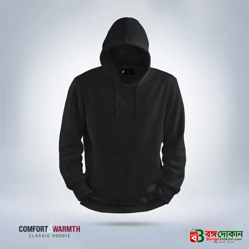 Solid Color Premium Winter Fleece Hoodie (Black) – বাংলাদেশে সেরা দাম ও উইন্টার কালেকশন - বাংলাদেশে সেরা অফার ও দাম
