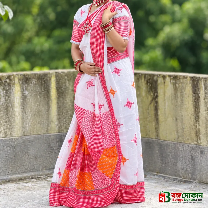 Special Puja Collection: Viral Gamcha-Print Saree - বাংলাদেশে সেরা দাম ও আকর্ষণীয় কালেকশন - গ্যালারি