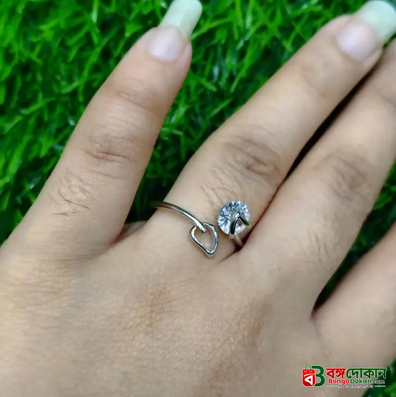 Spinning Heartstone Adjustable Ring - বাংলাদেশে সেরা দাম ও এক্সক্লুসিভ ডিজাইন - গ্যালারি