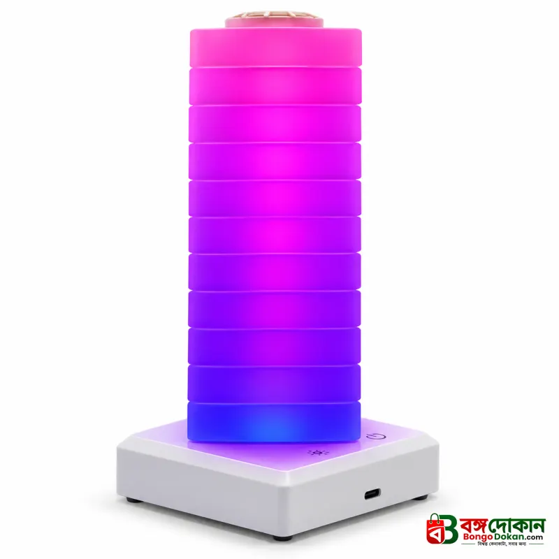 Stacking Blocks RGB Color LED Night Light – Customizable DIY Ambient Lamp with Smart Touch Control, Type-C Rechargeable & Eye-Caring Design for Bedroom & Decor - বাংলাদেশে সেরা দাম ও এক্সক্লুসিভ ডিজাইন - গ্যালারি