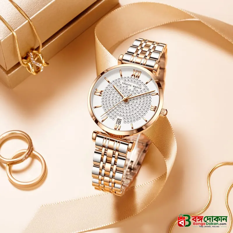 Trsoye Women's Two-Tone Chain Watch - বাংলাদেশে সেরা দাম ও আকর্ষণীয় কালেকশন - গ্যালারি