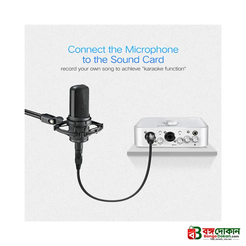 UGREEN AV130 (20714) XLR Male to Female Extension Cable (10M) – Oxygen-Free Copper, Gold-Plated Connectors, High Fidelity Balanced Audio Cord for Microphones & Studio Equipment - বাংলাদেশে সেরা দাম ও স্পেসিফিকেশন - গ্যালারি