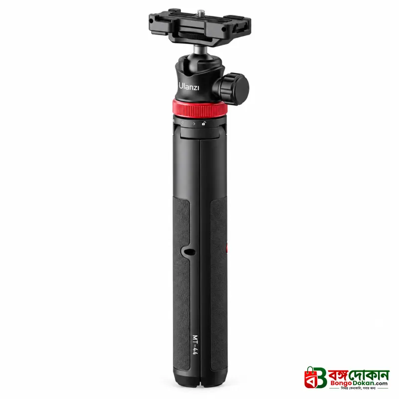Ulanzi MT-44 Extendable Vlog Tripod & Selfie Stick – 2-in-1 Professional Monopod with 360° Ball Head, Cold Shoe Mount, 1/4" Screw & Phone Holder for Smartphones & Cameras - বাংলাদেশে সেরা দাম ও স্পেসিফিকেশন - গ্যালারি